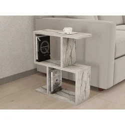 Hanah Home Klub sto Zet, 45x51.4x17 cm, Sivi