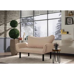 Atelier del Sofa Dvosed na razvlačenje Chatto 140x70x65cm Krem