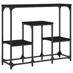 Konzolni stol crni 89,5 x 28 x 76 cm od konstruiranog drva