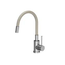 Quadron Slavina MAGGIE 3323503BE, Čelična, Pomični izliv na elastiku, Sivo-bež