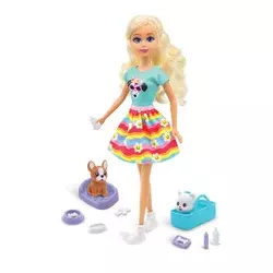 Dreameez Punčka, set  "nega kužkov " 81027