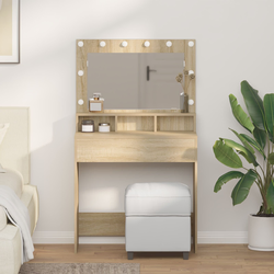 Toaletni stol Sonoma hrast 75,5 x 41 x 135 cm Konstruirano drvo