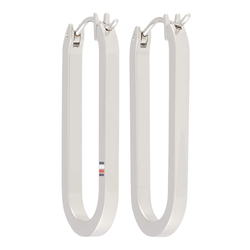 TOMMY HILFIGER Uhani, srebrna