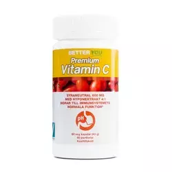 Better You Premium Vitamin C, 60 kapsula