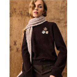 Sinsay - Oversize džemper sa primesom vune - dark grey jeans