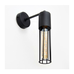 Zidna lampa MELODY 1xE27/15W/230V crna