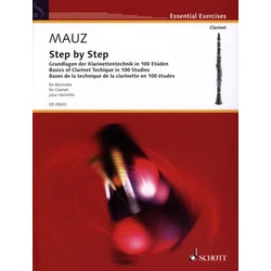 MAUZ:STEP BY STEP CLARINET TECHNIQUE 100 ETUDES