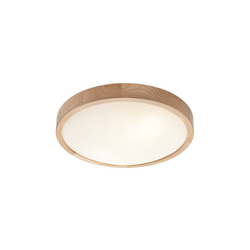 Plafonska lampa OAK SLIM 2xE27/60W/230V hrast, prečnik 37 cm