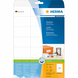 Herma Superprint 5054 naljepnice, A4, 70 x 42,3 mm, bijele