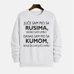 MAFIMI Muški duks Juče sam pio sa Rusima, Beli