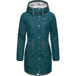 Ragwear Zimska jakna Canny  rjava / zelena / črna / bela