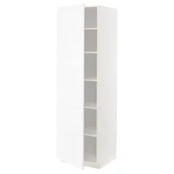 METOD Visoki element s policama, bela Enköping/bela im. drveta, 60x60x200 cm