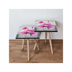 Hanah Home Sklapajući Stočić 2 Komada 2SHP298 - Pink