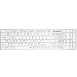 GENIUS SlimStar 126 USB YU bela tastatura