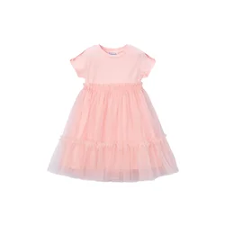 Mayoral Elegantna obleka 3915 Roza Regular Fit