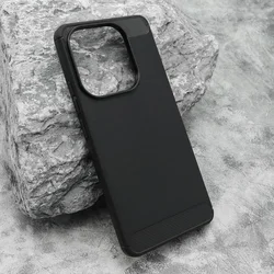 Maska silikon BRUSHED za Xiaomi Redmi Note 14 4G/ crna