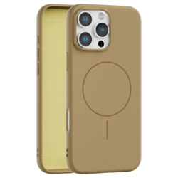 Velvet Touch MagSafe maska za iPhone 16 Pro - Zlatna