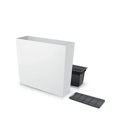 Prosperplast Saksija Urbi Case Tower C600T, Bela