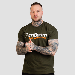 GymBeam Muška majica Grow Military Green