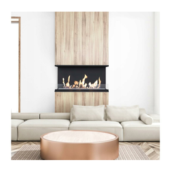 Kratki Bio kamin x-ray tuv, Crni