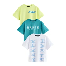 Baker by Ted Baker Majica  modra / cijansko modra / apno / bela