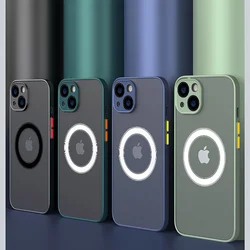 Maska za Samsung A06/ A065F Matte Mag Case crna