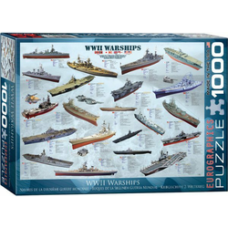 Eurographics - Puzzle WWII Warships - 1 000 kosov