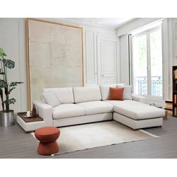 Atelier del Sofa Ugaona garnitura Loop 19 95x85x312cm Bela