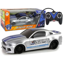 Extrastore Sports Fast Car R/C Silver 1:24 Speed King
