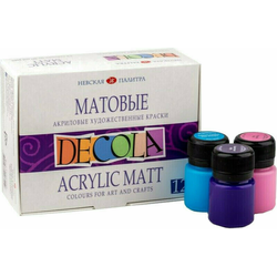 Nevskaya Palitra Komplet akrilnih barv Decola 12x20 ml
