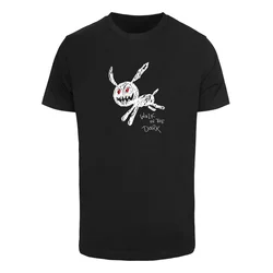 Mens T-shirt Walk In The Dark - black