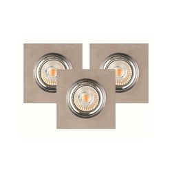 Spot-Light 2515336 - KOMPLET 3x LED ugradno svetlo VITAR 1xGU10/5W/230V beton