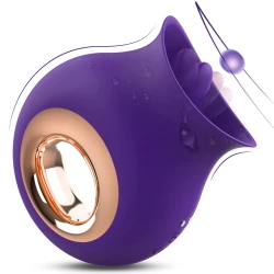 SuperLove Perfect Oral Licking & Vibrating Stimulator Purple