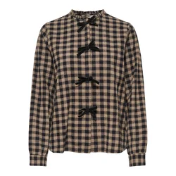 ONLY Bluza ONLFrida svetlo rjava / črna