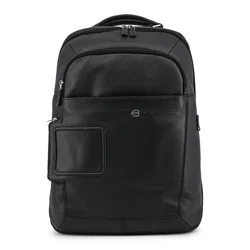 PIQUADRO MEN'S BLACK BACKPACK