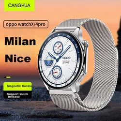 CangHua Zamenska narukvica za pametni sat za OPPO Watch 4 Pro, Bela