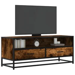 TV ormarić boja dimljenog hrasta 100x34,5x40 cm konstruirano