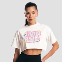GymBeam Ženska majica GymBabe Cream L