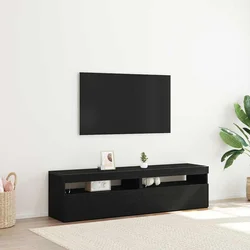 TV ormar 2 pcs Crni hrast 75 x 35 x 40 cm Konstruirano drvo