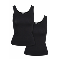 Womens 2-pack Basic Stretch Top black