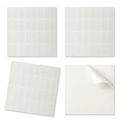 shumee Samolepilne vinilne ploščice, idealne za moderno notranjost, preprost pravokotni mozaik 20x20x20 cm
