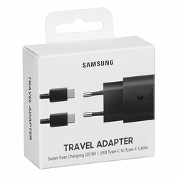 Hišni polnilec USB-C 25W Samsung + polnilni kabel TIP C