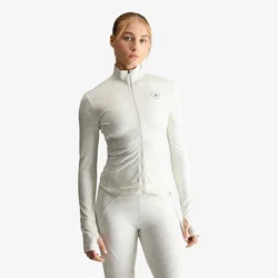 Mikina adidas by Stella McCartney Training Midlayer Printed Core White/ Orbit Grey S