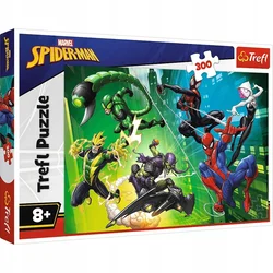 Trefl 23036 300 - V pajkovi mreži/Disney Marvel Spiderman