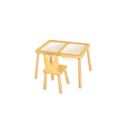Hanah Home Dečiji sto i stolica, Beli