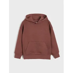 Sinsay - Hoodie sa pamukom - mahagoni