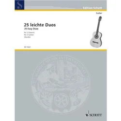 25 LEICHTE DUOS/25 EASY DUOS 2 GUITARS
