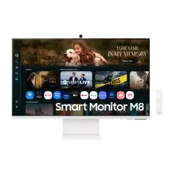 Monitor SAMSUNG LS32FM801UUXDU 32/VA/3840x2160/60Hz/4ms GtG/HDMI,USB-C,LAN/VESA/smart/zvucnici/bela