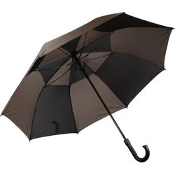 Dežnik avtomatski eol 8 panelni 132cm črno-siv PROMOCIJA