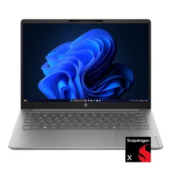 HP - OmniBook 3 - 14 2K OLED Laptop - Snapdragon X - 8GB Memory - 256GB SSD - Nouvelle Silver